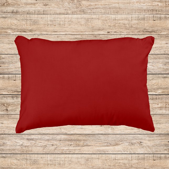 Almofada Decorativa Cor Sólido Vermelho Crimson (Criador carregado)
