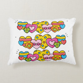 Almofada Decorativa Corações de São Valentim