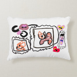 Almofada Decorativa Corações de Shiba Inu