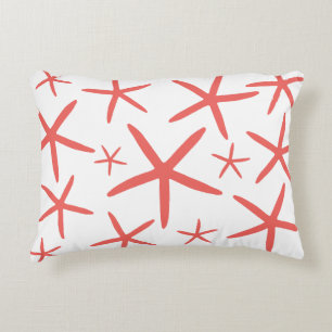 Almofada Decorativa Coral magro da estrela do mar