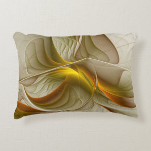 Almofada Decorativa Cores de metais de Precioso, arte fractal Abstrato