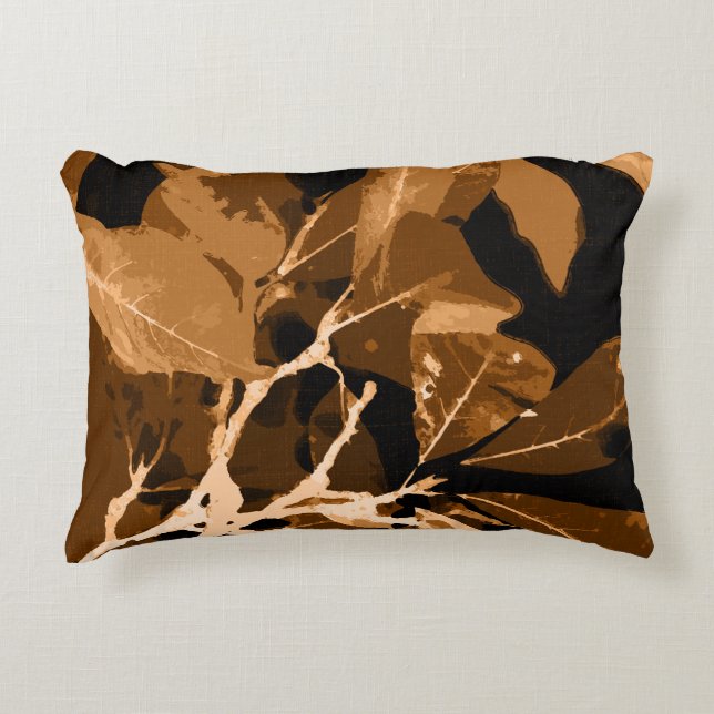 Almofada Decorativa Cores de outono, folhas 6 (Frente)