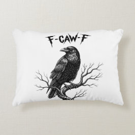 Almofada Decorativa Corvo - F-Caw-F