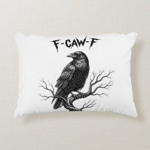 Almofada Decorativa Corvo - F-Caw-F