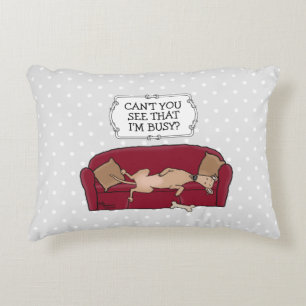 Almofada Decorativa Couch Greyhound (Desconhecido) Cão Preguiçoso Dorm