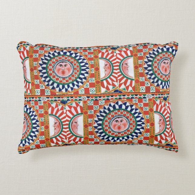 Almofada Decorativa Coxim de Maiolica Sicília (Frente)