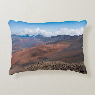 Almofada Decorativa cratera acima de haleakala ao longo do rastro das