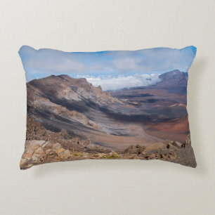 Almofada Decorativa cratera haleakala, com vista para além da borda