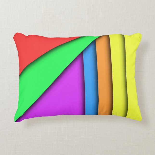 Almofada Decorativa Crayon Rainbow (Frente)