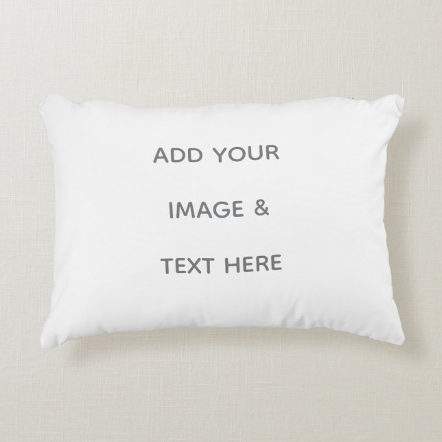 Almofada Decorativa Crie seu próprio branco  (Frente)