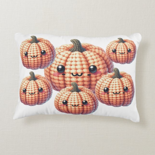 Almofada Decorativa Crochet Abobrinha Fofa (Verso)