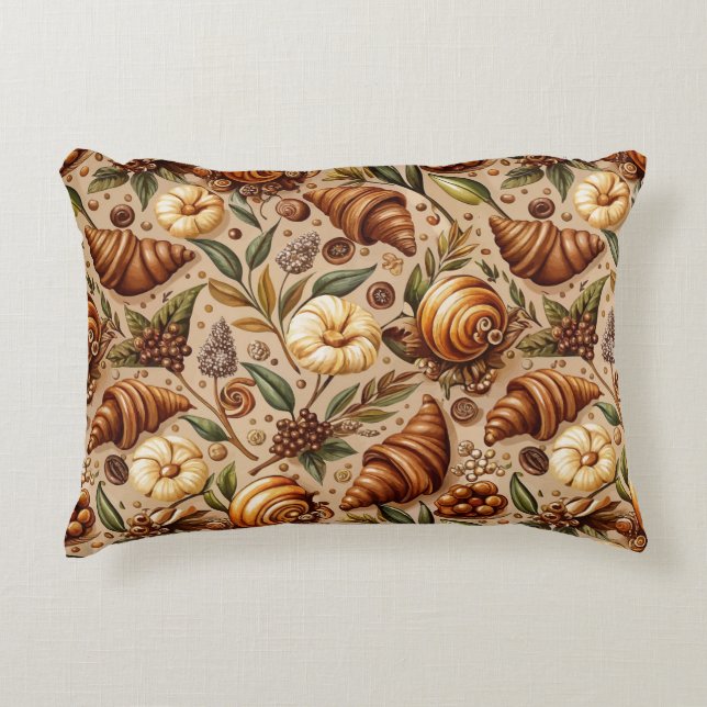 Almofada Decorativa Croissants Covardes  (Frente)