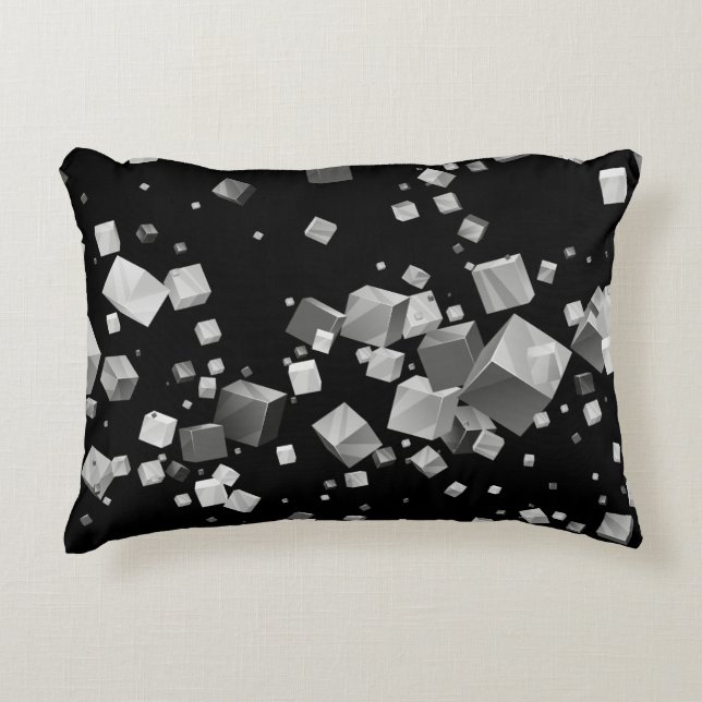 Almofada Decorativa Cubos Coloridos 4 (Frente)