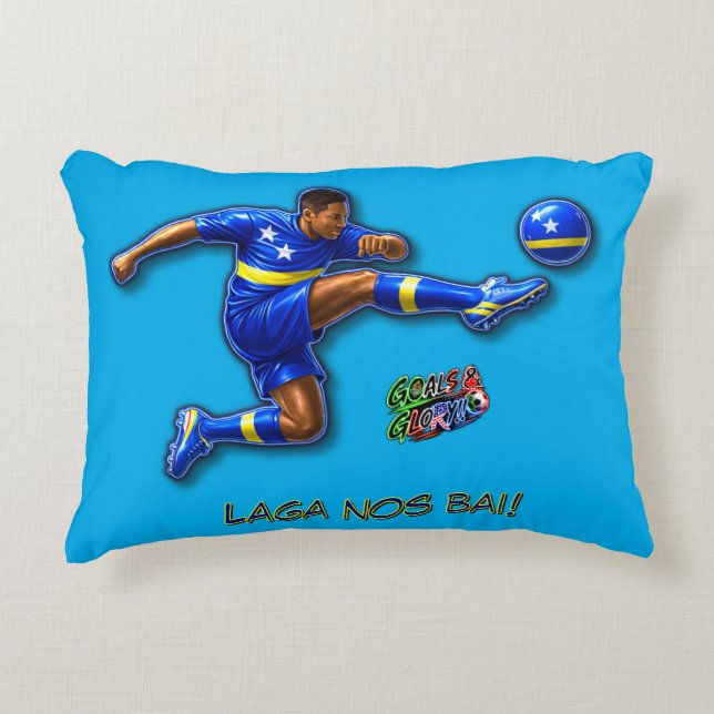 Almofada Decorativa Curaçao Vamos Lá (Frente)