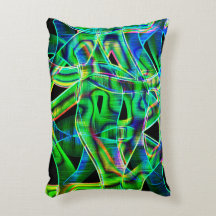 Curvas em forma de fita, alivio ou neon colorido e