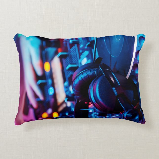 Almofada Decorativa Custom Made Music Throw Pillow  (Frente)