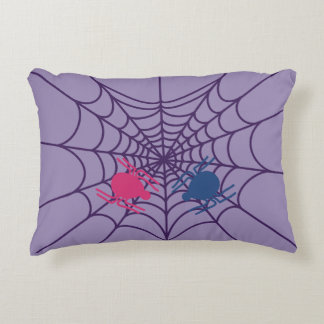 Almofada Decorativa Cute Heart Spider Web Accent Throw Pillow 