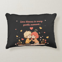 Almofada Decorativa Cute Romantic Anime Couple - Love Moment