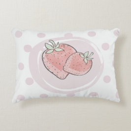 Almofada Decorativa Cute Strawberry  Pillow