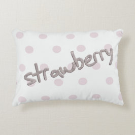 Almofada Decorativa Cute Strawberry Pillow