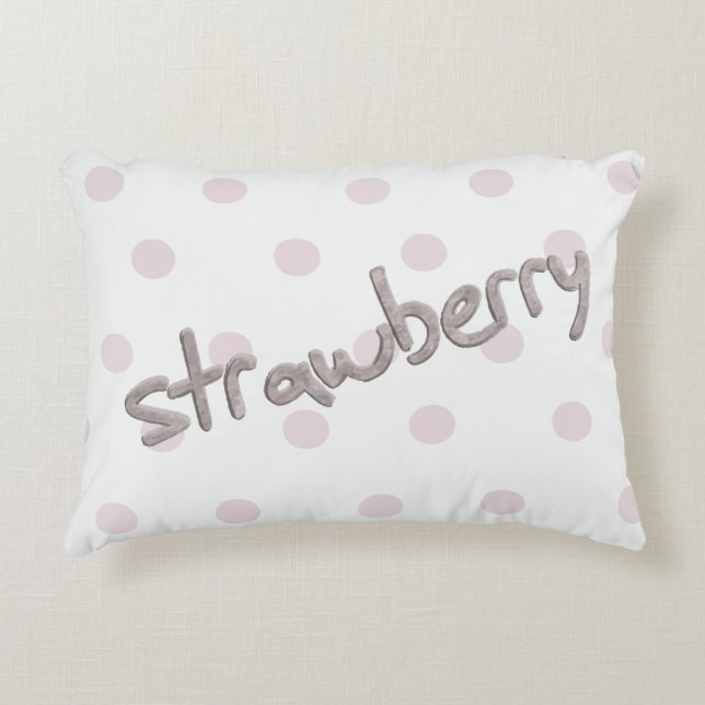 Almofada Decorativa Cute Strawberry Pillow (Frente)