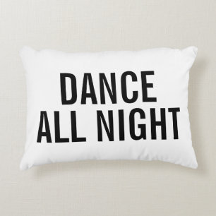 Almofada Decorativa Da DANÇA travesseiro TODA A NOITE