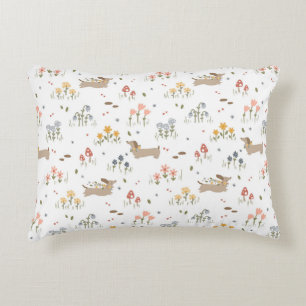 Almofada Decorativa Dachshund Lover Weiner Cão Enchido Cão Cão Selvage