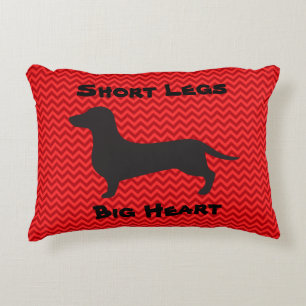 Almofada Decorativa Dachshund - Pernas Curtas Travesseiro com Acento d