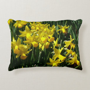 Almofada Decorativa Daffodils Amarelos I Flores De Mola Cheery