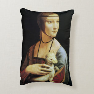 Almofada Decorativa Dama com Arminho de Leonardo da Vinci