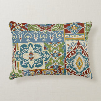 Almofada Decorativa Damask Patchwork: Colorful Turkey Vintage.