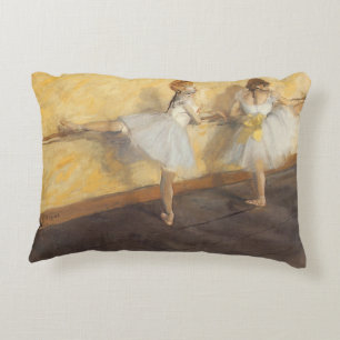 Almofada Decorativa Dançarinas na Barra por Edgar Degas, Balé Vintage