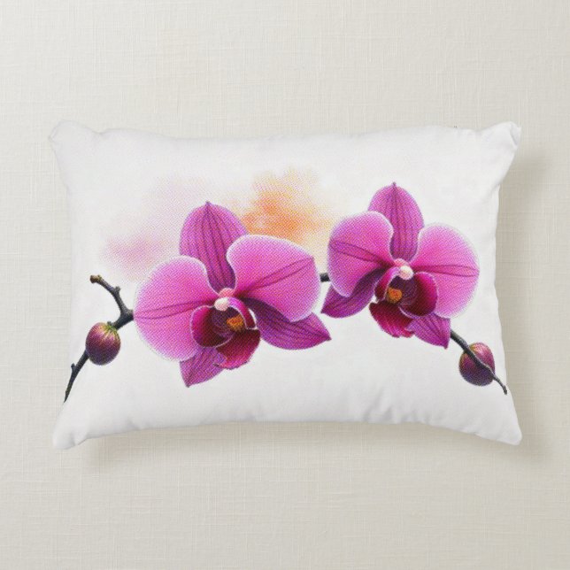 Almofada Decorativa Dawn Bloom Orchid (Frente)