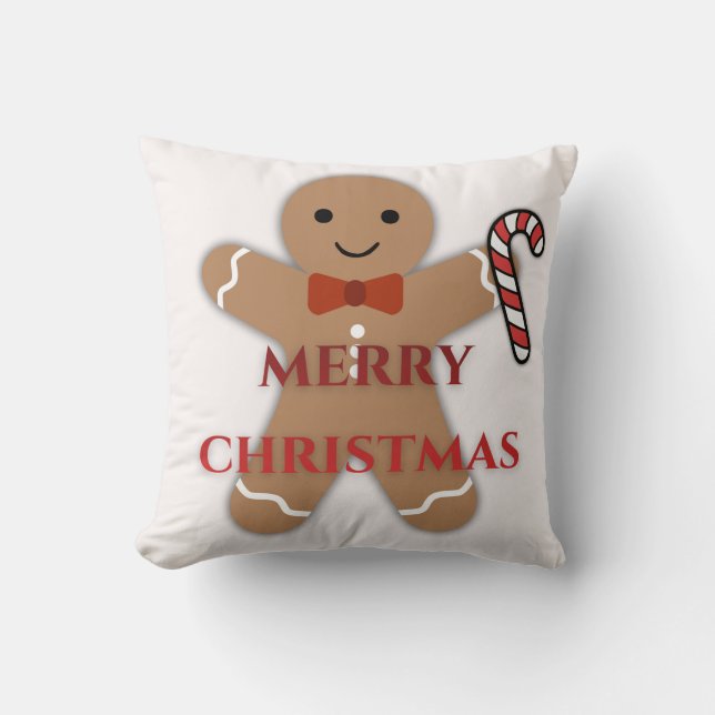 Almofada Decorativa de Natal para Casa de Férias (Frente)