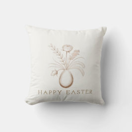 Almofada Decorativa de Páscoa Botânica Elegante