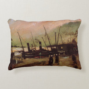 Almofada Decorativa De Ruijterkade em Amsterdã por Vincent van Gogh