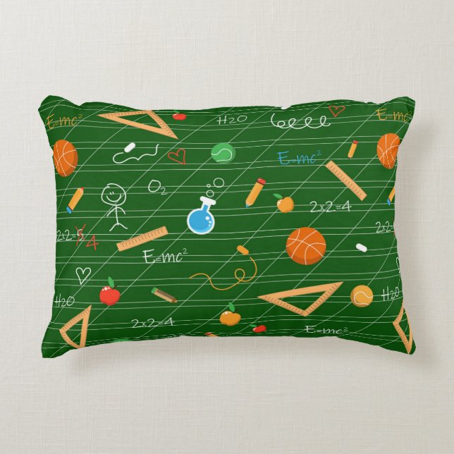 Almofada Decorativa De volta à escola (Frente)