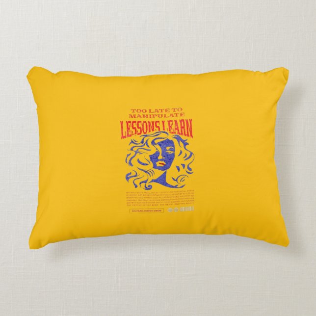 ALMOFADA DECORATIVA DECORAÇÃO DE INTERIORES MANIPULAR LIÇÕES APRENDIDA (Frente)