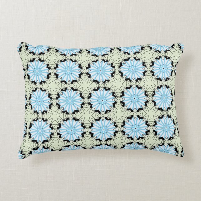 Almofada Decorativa decorative pillow featuring a geometric pattern (Frente)