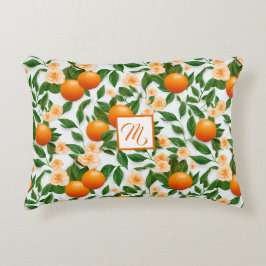Almofada Decorativa Decorativo do Flor Laranja na moda