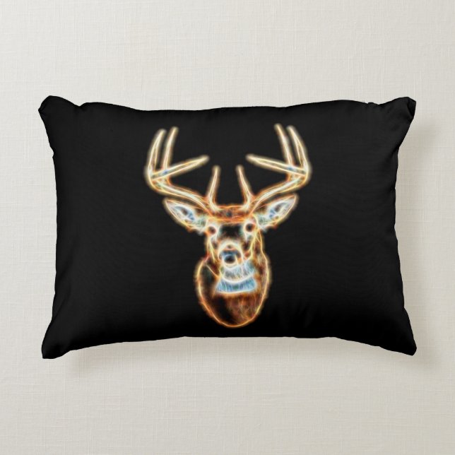 Almofada Decorativa Deer Head Digital Energy Spirit (Frente)