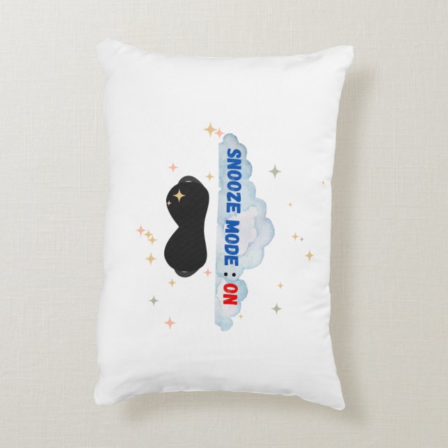 Almofada Decorativa "Deixe-Me Dormir - Dormir Engraçado Duplo (Verso(Vertical))