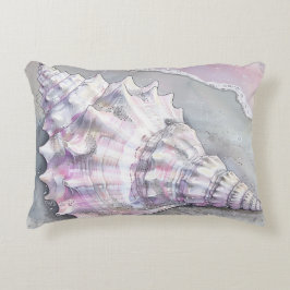 Almofada Decorativa Delicate Soft Pastel Lilac Seashell
