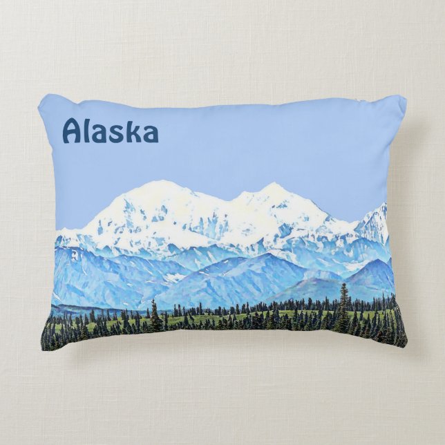 Almofada Decorativa Denali (Monte McKinley) (Frente)