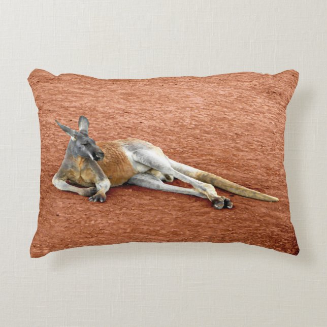 Almofada Decorativa Descansar Red Kangaroo Buck (Frente)