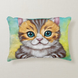 Almofada Decorativa Desenhando Gato