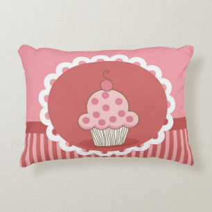 Almofada Decorativa Design cor-de-rosa do cupcake