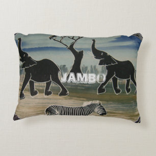 Almofada Decorativa Design de arte Jumbo personalizada da África selva