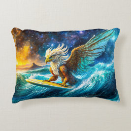 Almofada Decorativa Design de surfe na águia por Rich AMeN Gill
