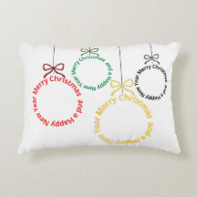 Design de Texto de Enfeites de Natal